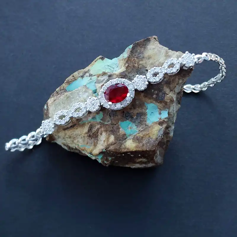 دستبند نقره زنانه مدل 30582