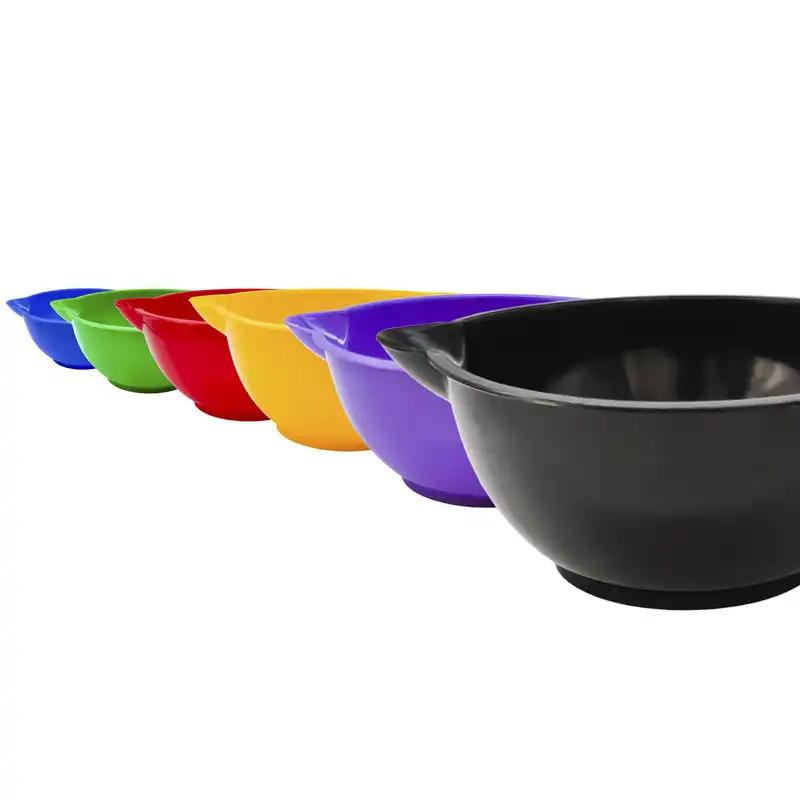 کاسه رنگ مو مدل C3 مجموعه 6 عددی