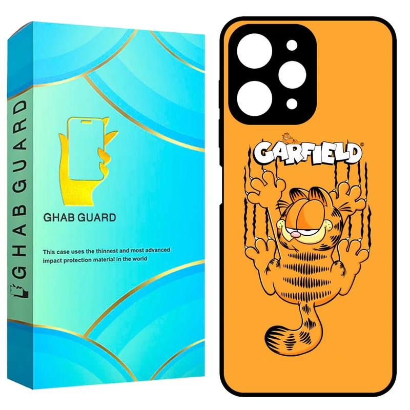 کاور قاب گارد طرح گارفیلد مدل GCHPN12 مناسب برای گوشی موبایل شیائومی Redmi Note 12 4G