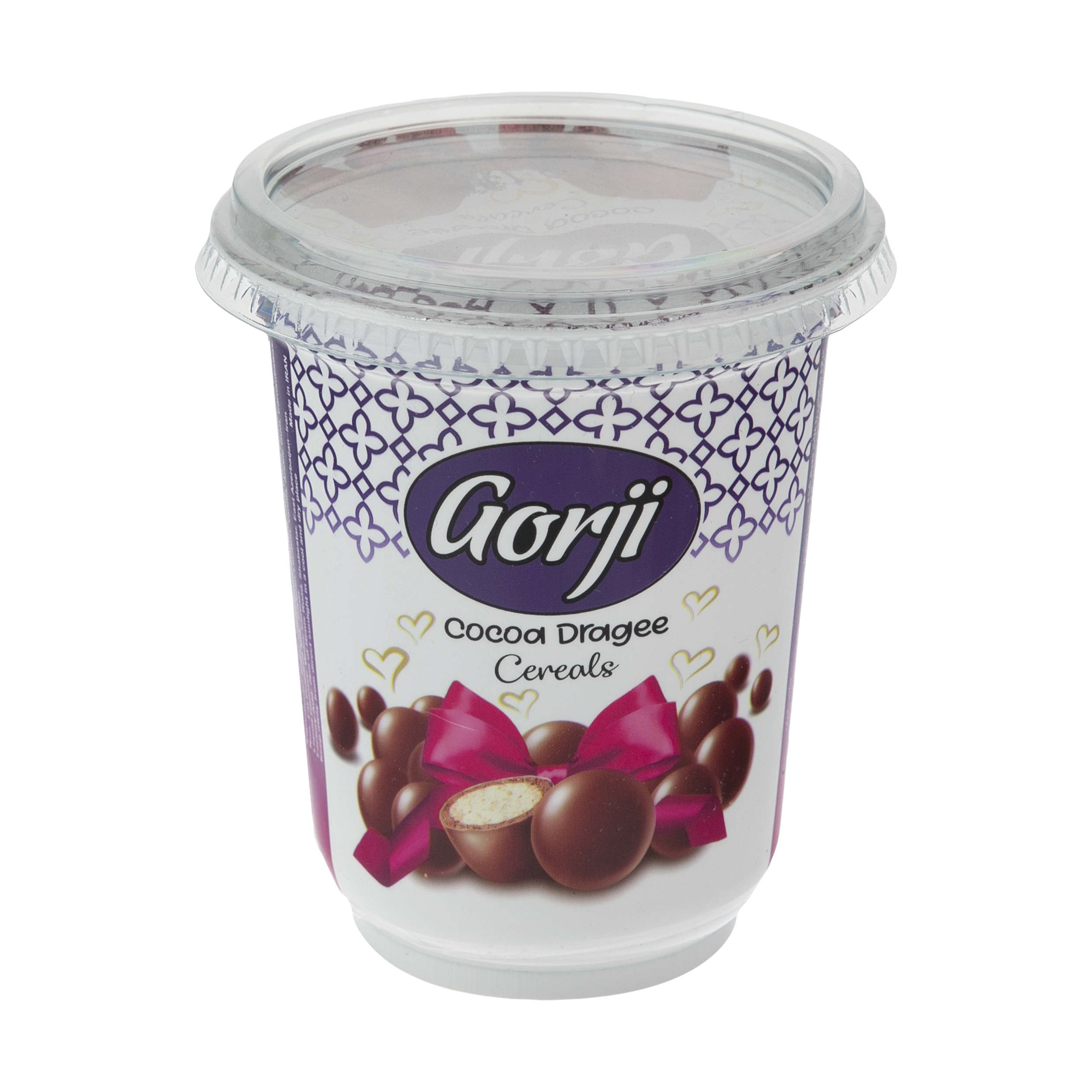 دراژه شکلاتی با غلات حجیم شده گرجی - 120 گرم 