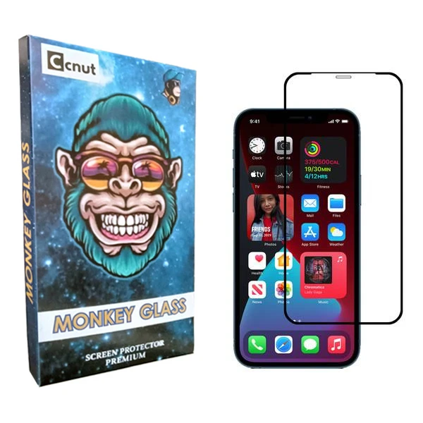 محافظ صفحه نمایش سرامیکی کوکونات مدل monku مناسب برای گوشی موبایل اپل iPhone 12 Pro Max