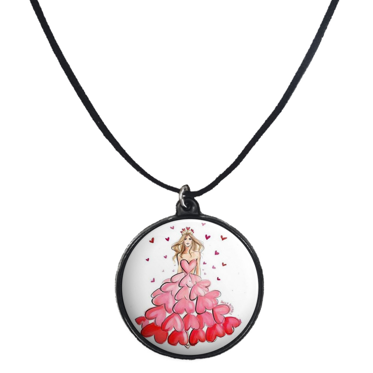 گردنبند پرمانه طرح عاشقانه کد pmb.5579 مدل دو طرفه