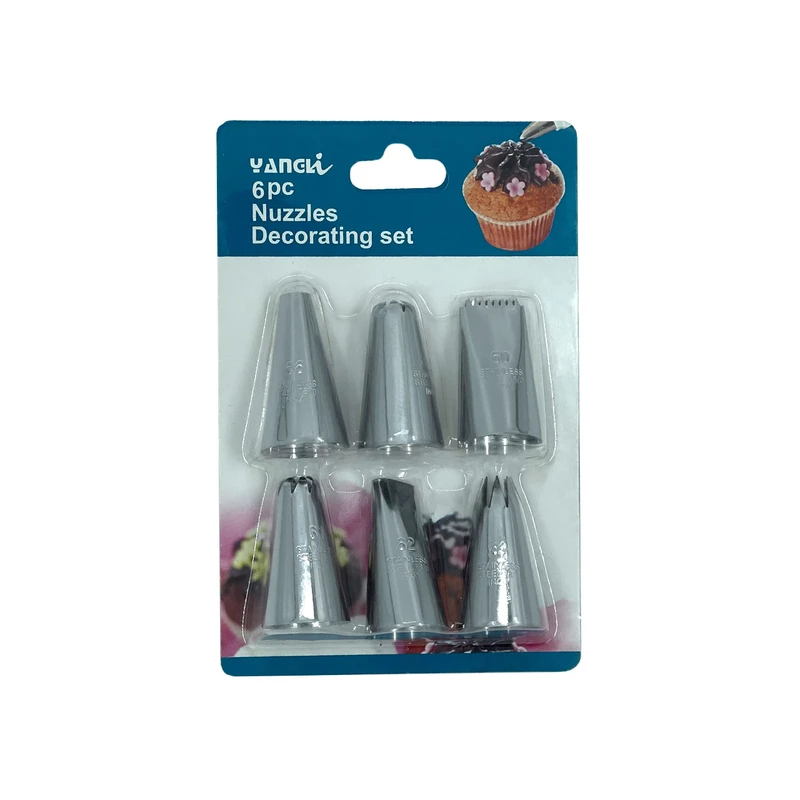 ماسوره شیرینی پزی یانلی مدل 100835 مجموعه 6 عددی