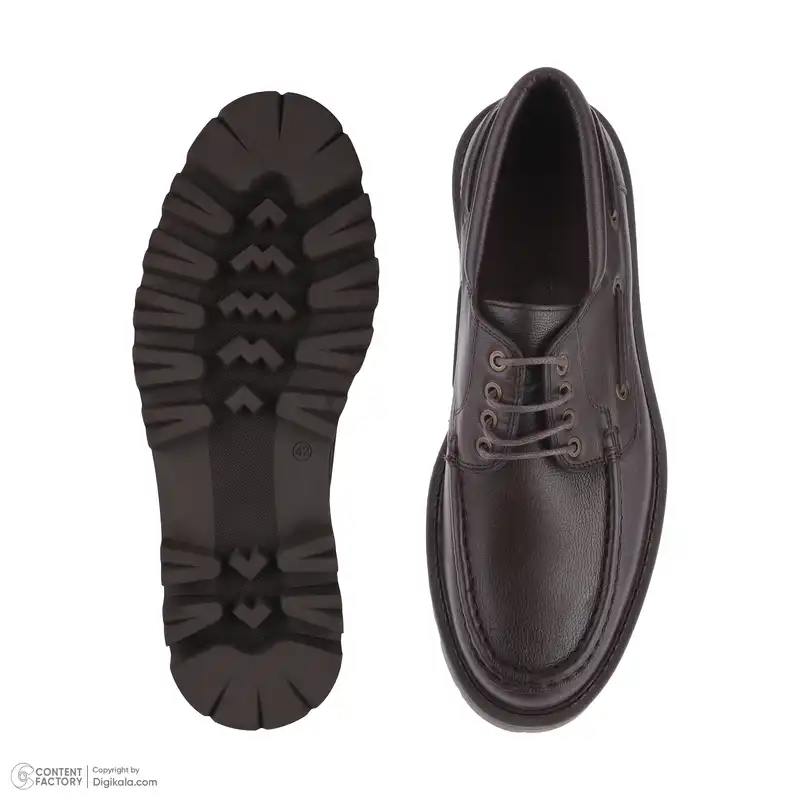 کفش روزمره مردانه چرم مشهد مدل J6290-088