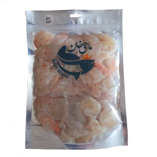 میگو پاک شده ماهی خان سایز 61-70 - 500 گرم