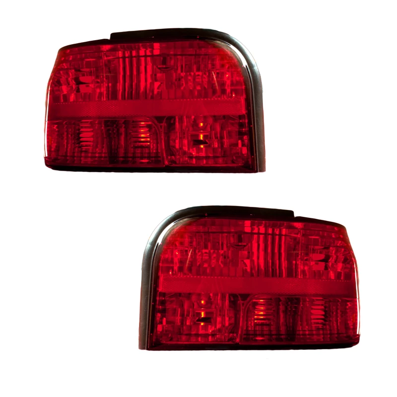 طلق چراغ خطر عقب خودرو قطعه گستر مدل JT123TG مناسب برای پراید 131 بسته 2 عددی