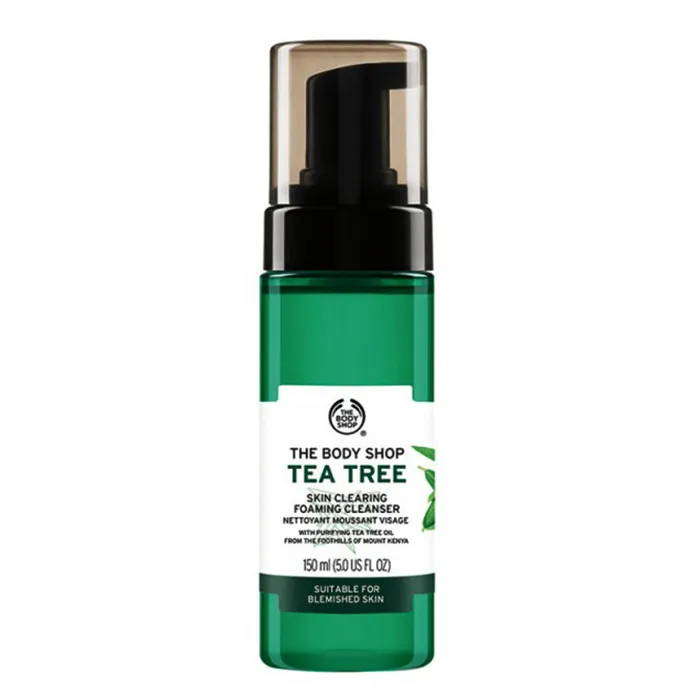 فوم شستشو صورت بادی شاپ مدل TEA TREE حجم 150 میلی لیتر