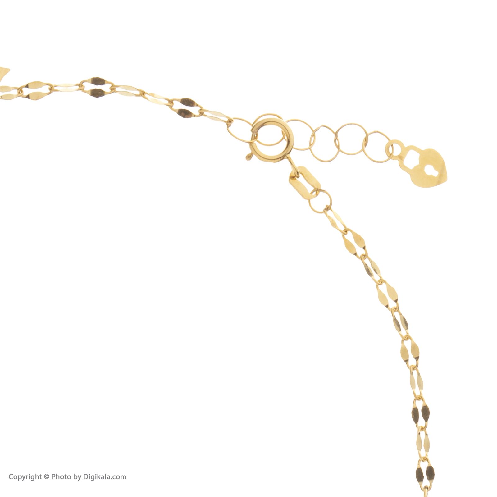 پابند طلا 18 عیار زنانه مایا ماهک مدل MA0163 طرح قلب -  - 3