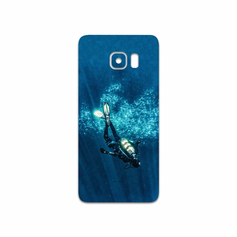 برچسب پوششی ماهوت مدل Scuba Diving مناسب برای گوشی موبایل سامسونگ Galaxy S6 Edge