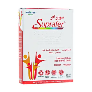  قرص سوپرافر نیچرز اونلی - 27 میلی گرم بسته 30 عددی