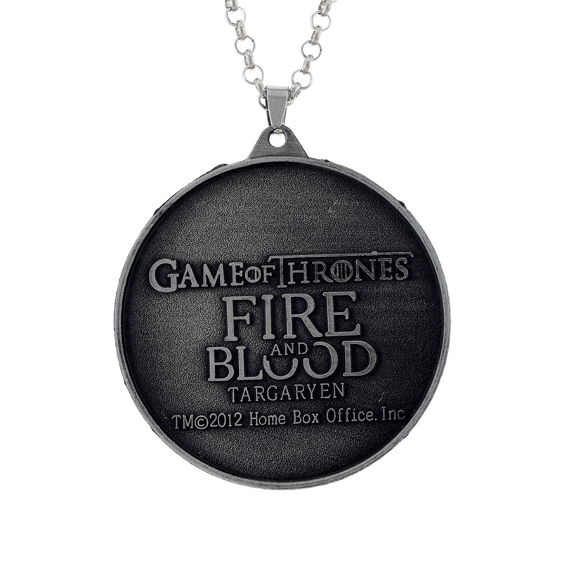 گردنبند مردانه برانت طرح نماد تارگرین سریال بازی تاج و تخت گردنبند مردانه برانت طرح نماد تارگرین سریال بازی تاج و تخت