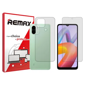 Remax HyGEL model transparent screen protector suitable for Xiaomi A2 Plus mobile phone along with the phone back protector