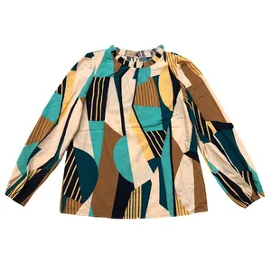 بلوز آستین بلند یقه گرد زنانه شین مدل Z-3308