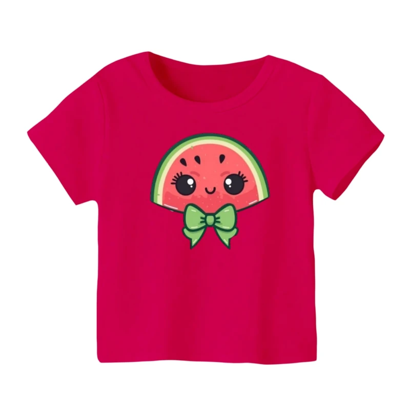 تی شرت آستین کوتاه بچگانه مدل هندوانه یلدایی کد 40