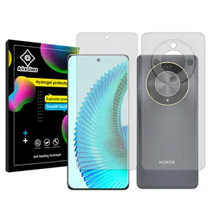 Arka Glass Tough model transparent screen protector suitable for Honor X9b mobile phone along with the back of the phone protector