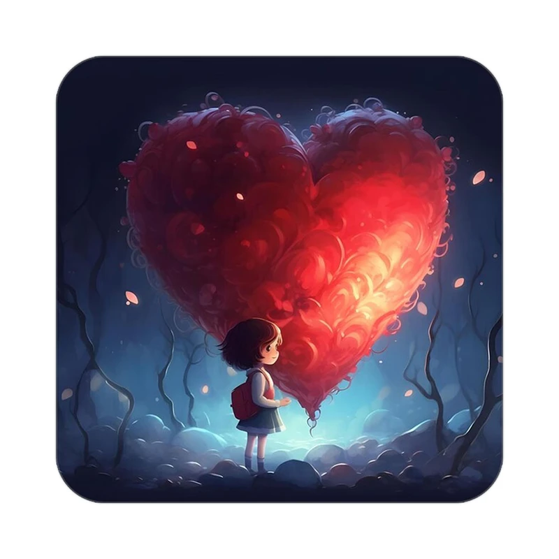 زیر لیوانی کاکتی مدل عاشقانه کد mp11006