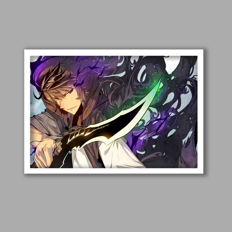 تابلو لیلیان مدل انیمه تک رو Solo Leveling کد LA-G11557