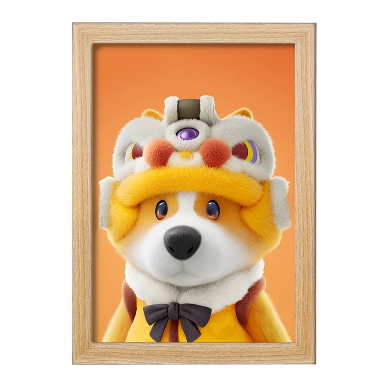 تابلو خندالو مدل سگ کد F10050