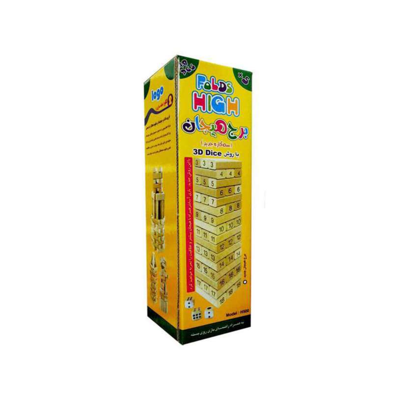 بازی فکری برج هیجان مدل جنگا کد h500