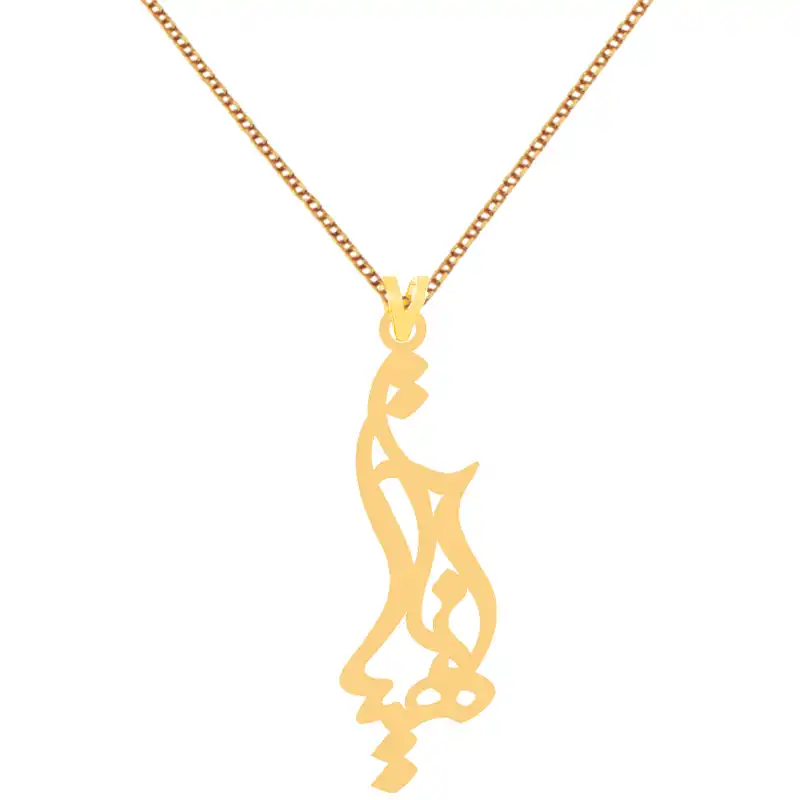 گردنبند طلا 18 عیار زنانه کرابو طرح آناهیتا مدل Kr70456
