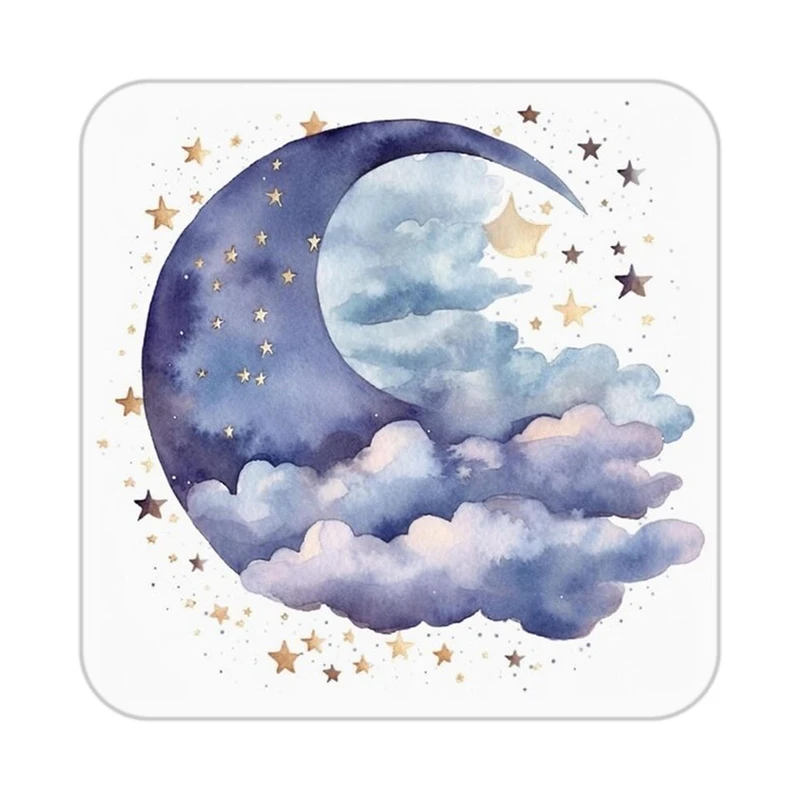 زیر لیوانی کاکتی طرح ماه و ستاره مدل mp53416