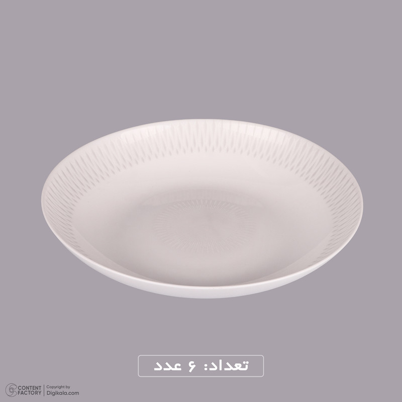 سرویس غذاخوری 18 پارچه 6 نفر مدل 1050