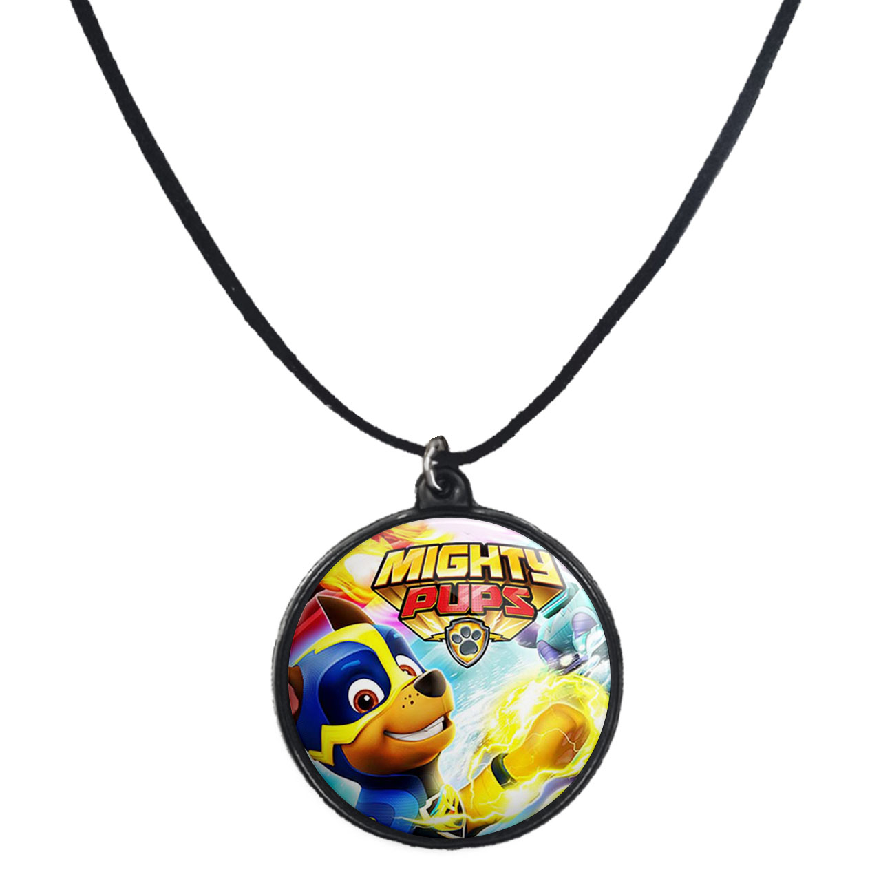 گردنبند پرمانه طرح سگ های نگهبان کد pmb.11796 مدل دو طرفه