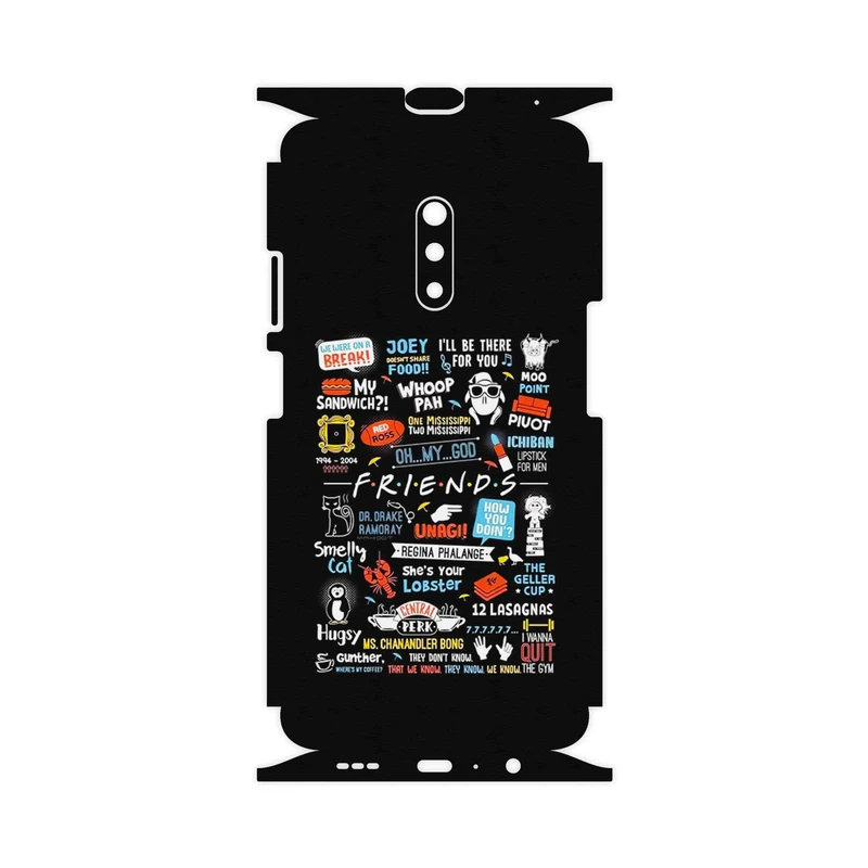 برچسب پوششی ماهوت مدل Friends 2-FullSkin مناسب برای گوشی موبایل اپو Realme X