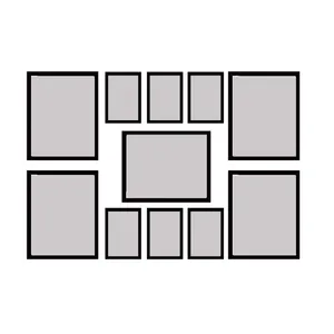 backlit photo frame model 215-51 set of 11 numbers