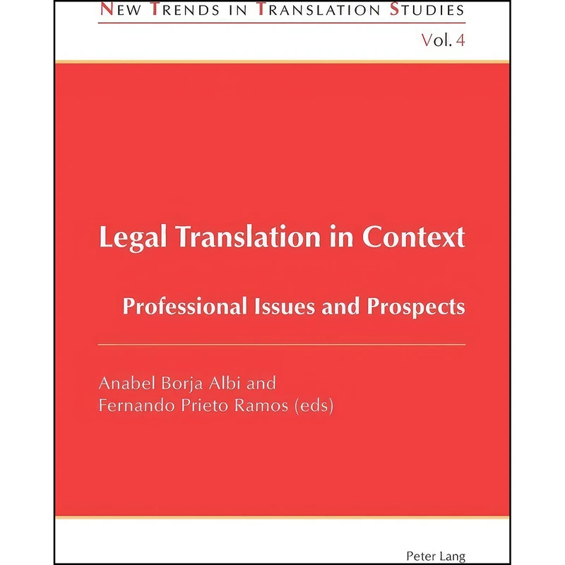 کتاب Legal Translation in Context اثر جمعي از نويسندگان انتشارات بله