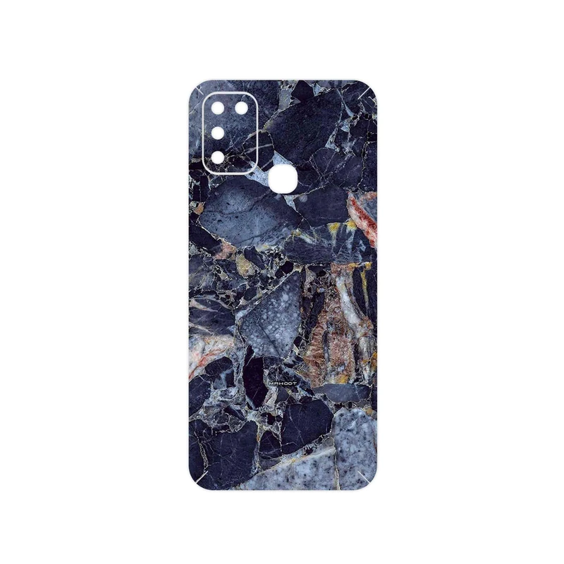 برچسب پوششی ماهوت مدل Broken black marble مناسب برای گوشی موبایل اینفینیکس Hot 10 Play