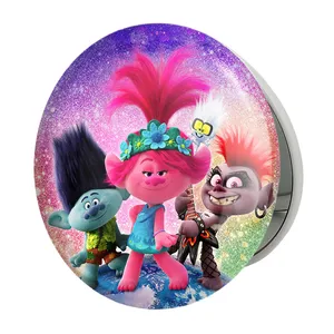 آینه جیبی خندالو طرح ترول ها Trolls مدل تاشو کد 4818 