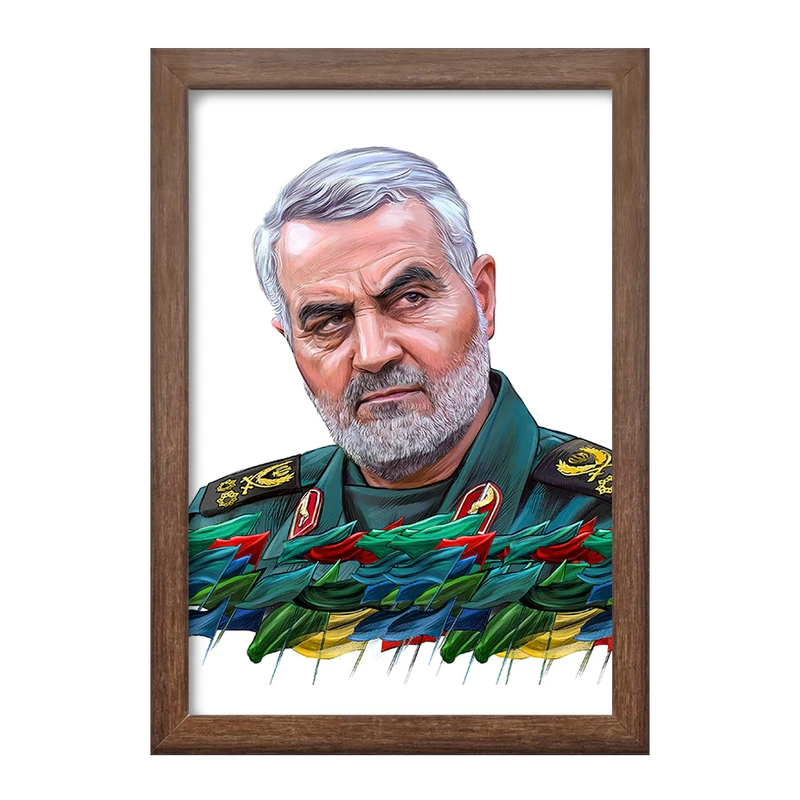 تابلو خندالو طرح شهید سپهبد حاج قاسم سلیمانی  کد 12602