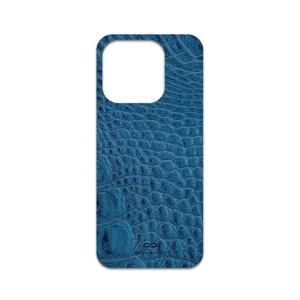 MAHOOT Blue-Crocodile-Leather Cover Sticker for Honor X6c