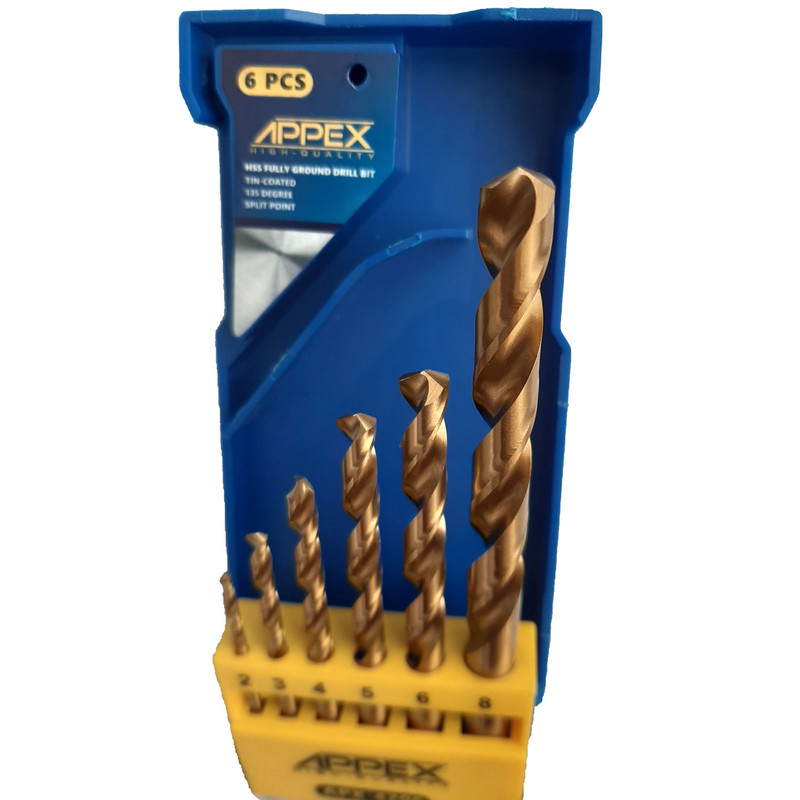 مته آهن اپکس کد APX-4206 فولی گراند مجموعه 6 عددی