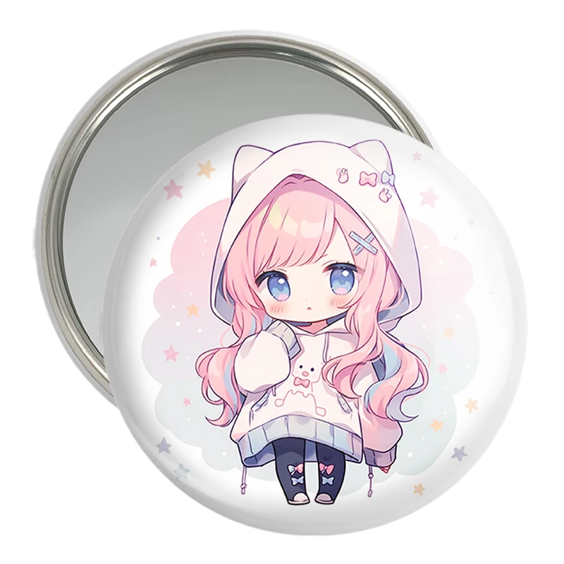 آینه جیبی خندالو مدل دخترانه (Girlish) کد 36897