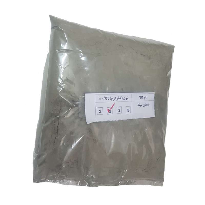 پودر سیمان سیاه مدل TRZ وزن 2000 گرم پودر سیمان سیاه مدل TRZ وزن 2000 گرم