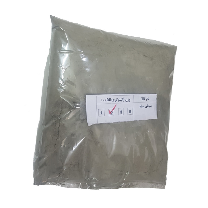 پودر سیمان سیاه مدل TRZ وزن 2000 گرم پودر سیمان سیاه مدل TRZ وزن 2000 گرم