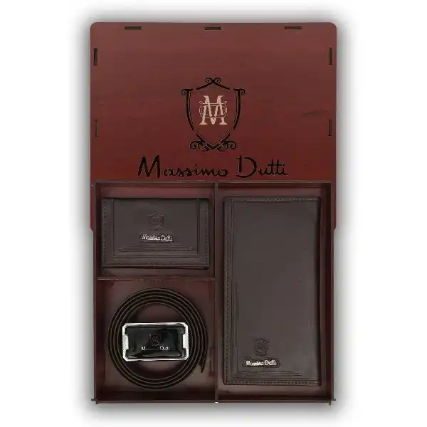 ست هدیه مردانه مدل 1010 چرم مصنوعی