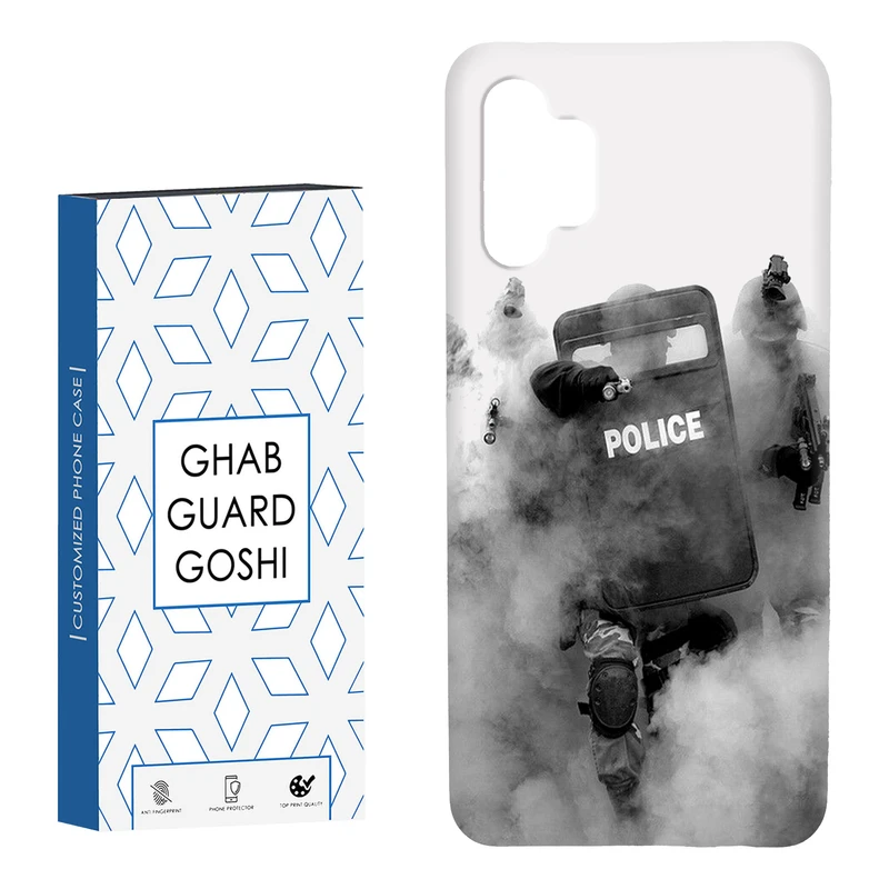 کاور قاب گارد گوشی طرح police کد Dimo-136 مناسب برای گوشی موبایل سامسونگ Galaxy A13 4G / A32 5G