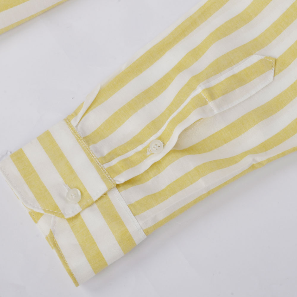 پیراهن آستین بلند مردانه مدل 329002429 نخی راه راه