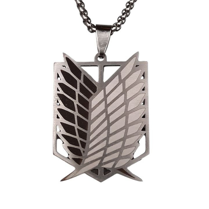 گردنبند مردانه مدل اتک آن تایتان