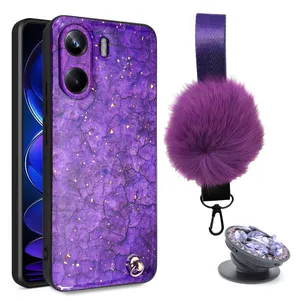 Pam Pam Cover For Xiaomi Redmi 13C / Poco C65 with pop socket and strap