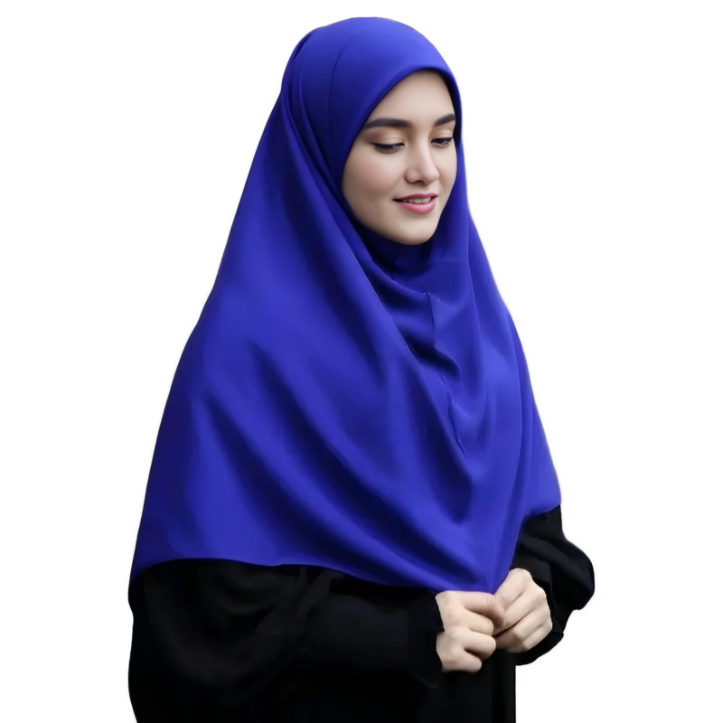 مقنعه مدل کرپ ساده 100