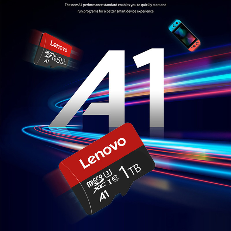 کارت حافظه microSDXC لنوو مدل A1-eco کلاس 10 استاندارد UHS-I U3 سرعت 30MBps ظرفیت 1 ترابایت