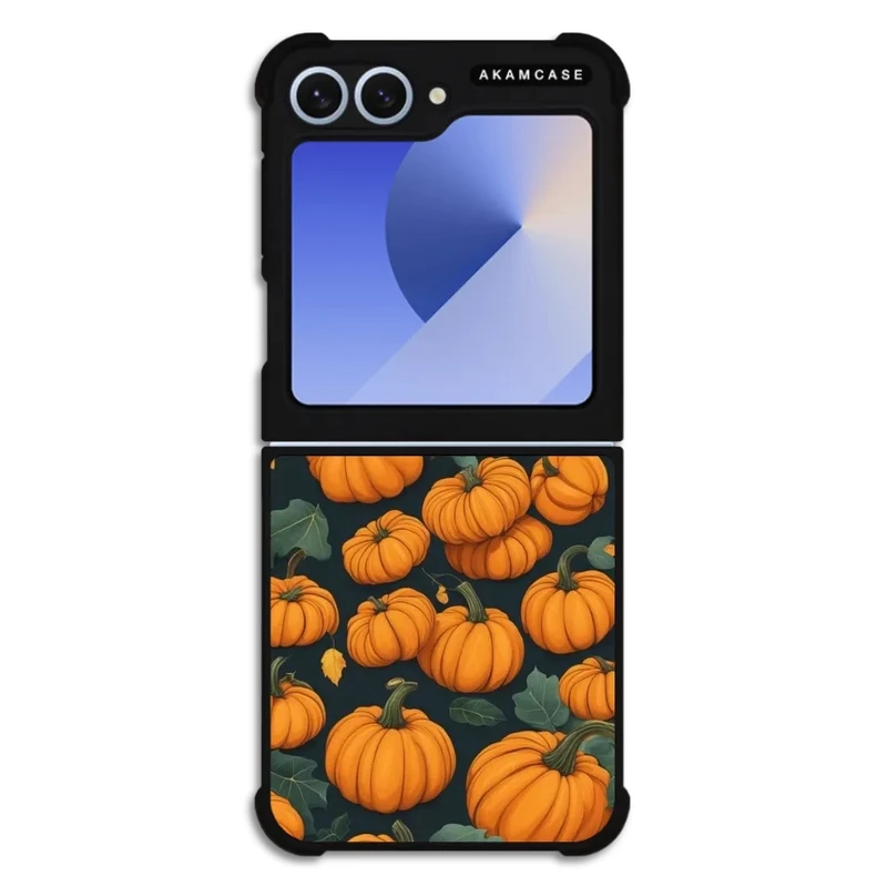 کاور آکام مدل AMC-WSGZFLIP6-PUMPKIN-17 مناسب برای گوشی موبایل سامسونگ Galaxy Z Flip 6