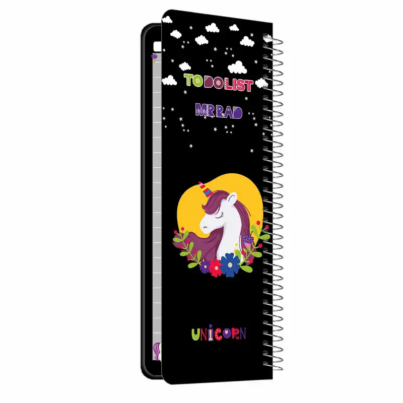 دفترچه یادداشت مستر راد مدل to do list طرح یونیکورن کد 1576 unicorn