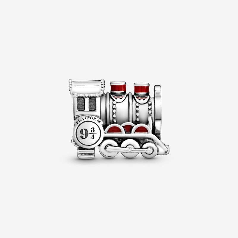 آویز گردنبند نقره زنانه پاندورا مدل Tren Hogwarts Express Harry Potter