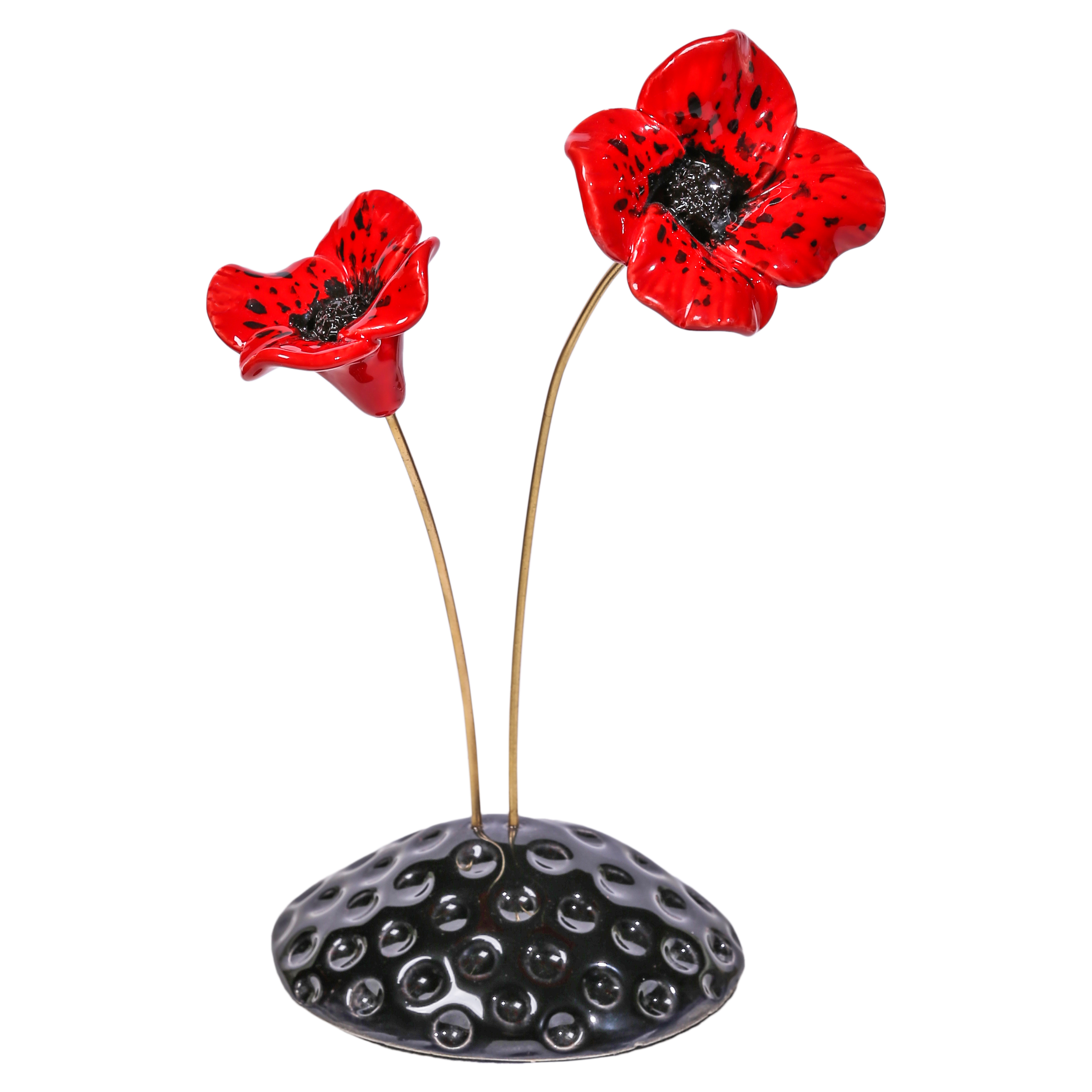 گلدان به همراه گل مصنوعی مدل  SERD-02