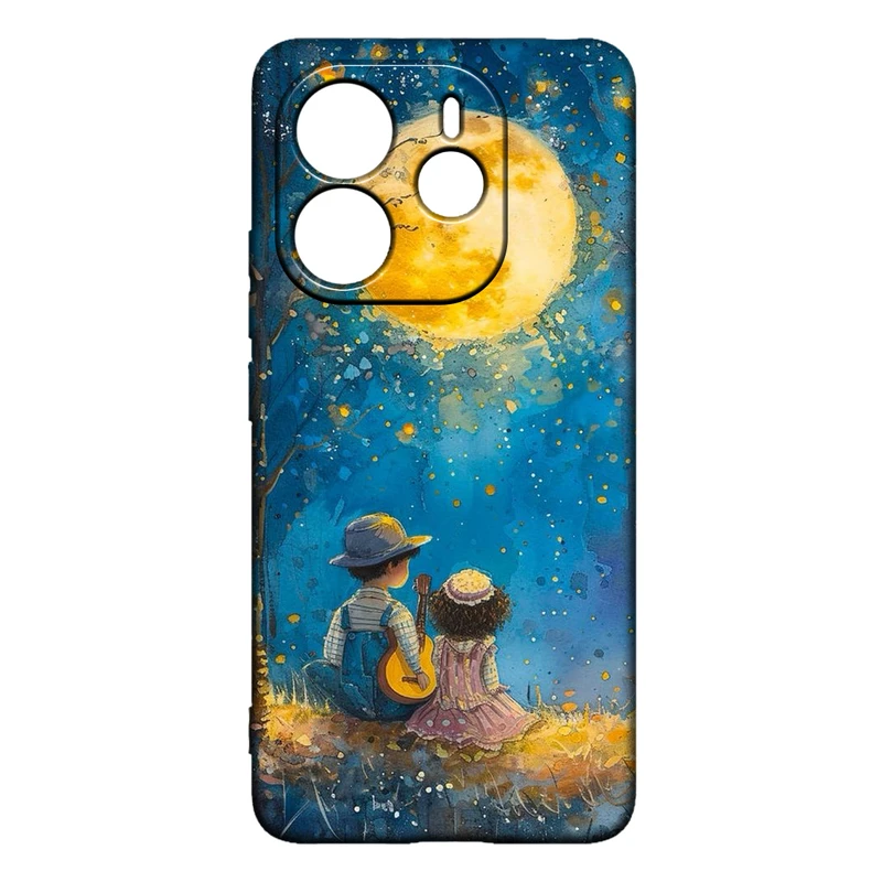 کاور طرح عاشقانه کد 370 مناسب برای گوشی موبایل شیائومی Redmi Note 14 4G